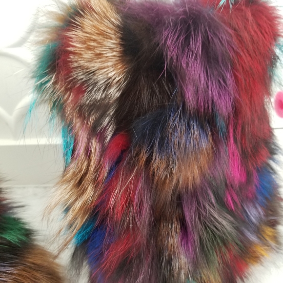 Multi-Color Fur boots 7 - Picture 8 of 14